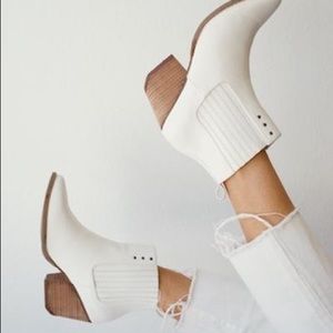 Matisse white bootie